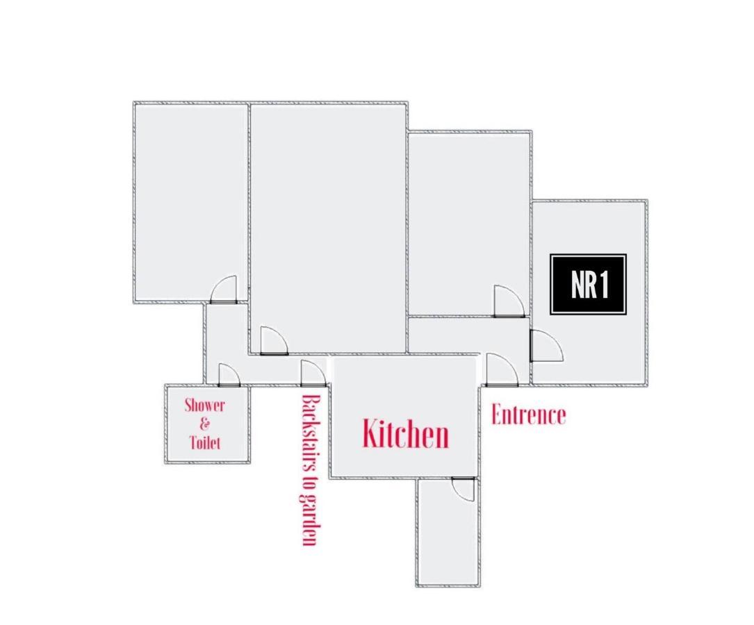 Four Individual Beautiful Spacious Rooms In Stylish Apartment 哥本哈根 外观 照片